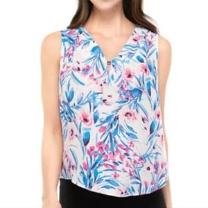 🆕️ Kasper Keyhole Floral Print Cami With Hardware